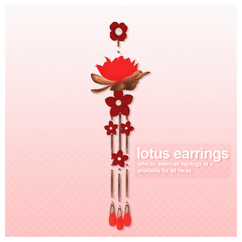 Lotus Earrings (All race)