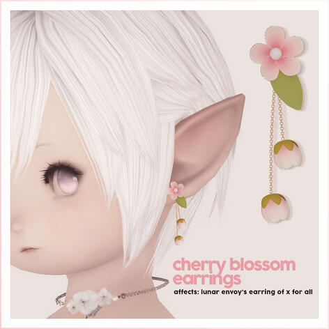 Cherry Blossom Earrings (All race)